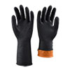 T511 外側黑色內側橘色橡膠手套